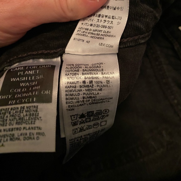 Levi’s Low Loose Jeans - Tech Storm Wash - Picture 5 of 12